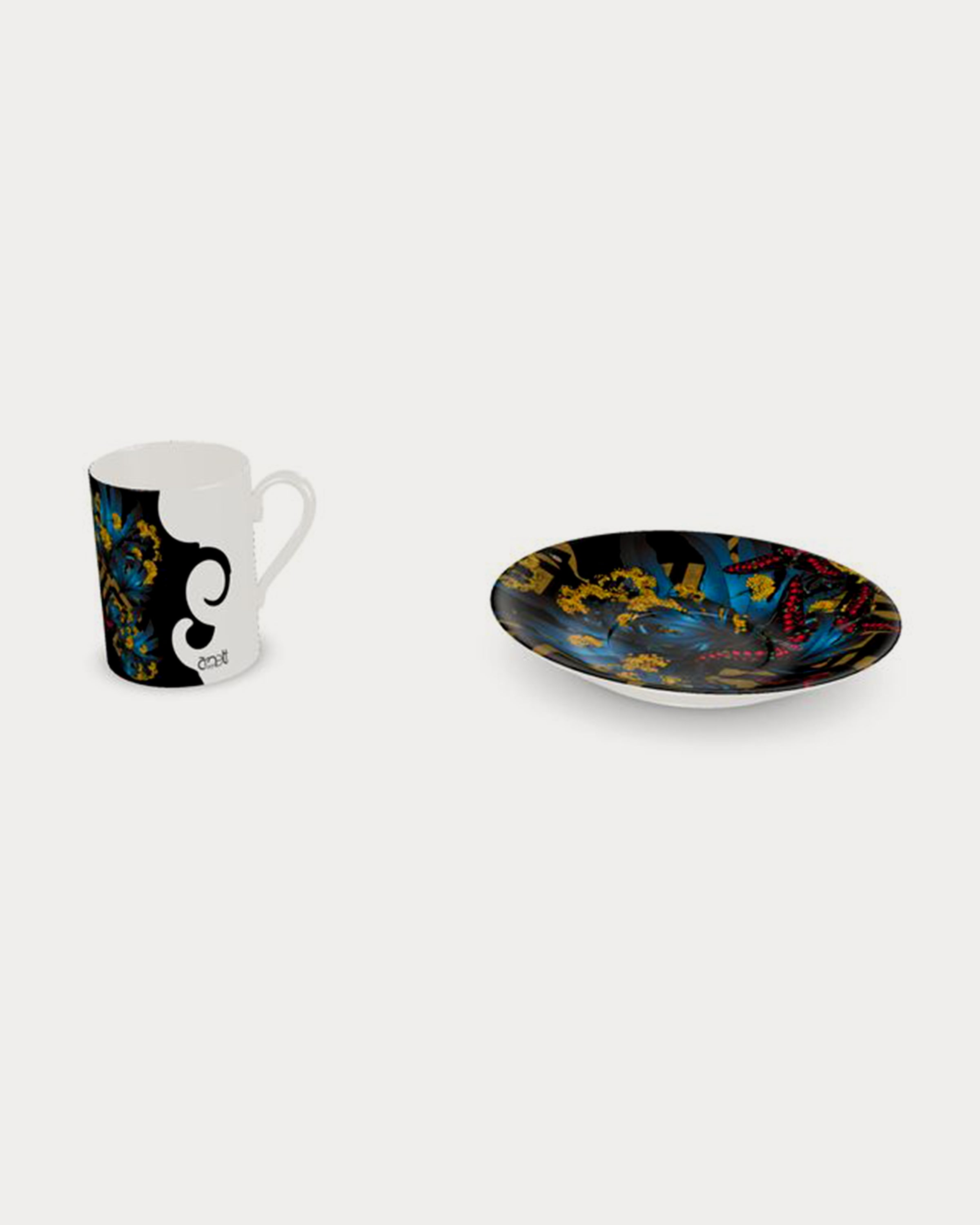 Fatsia Coffee Cup & Saucer