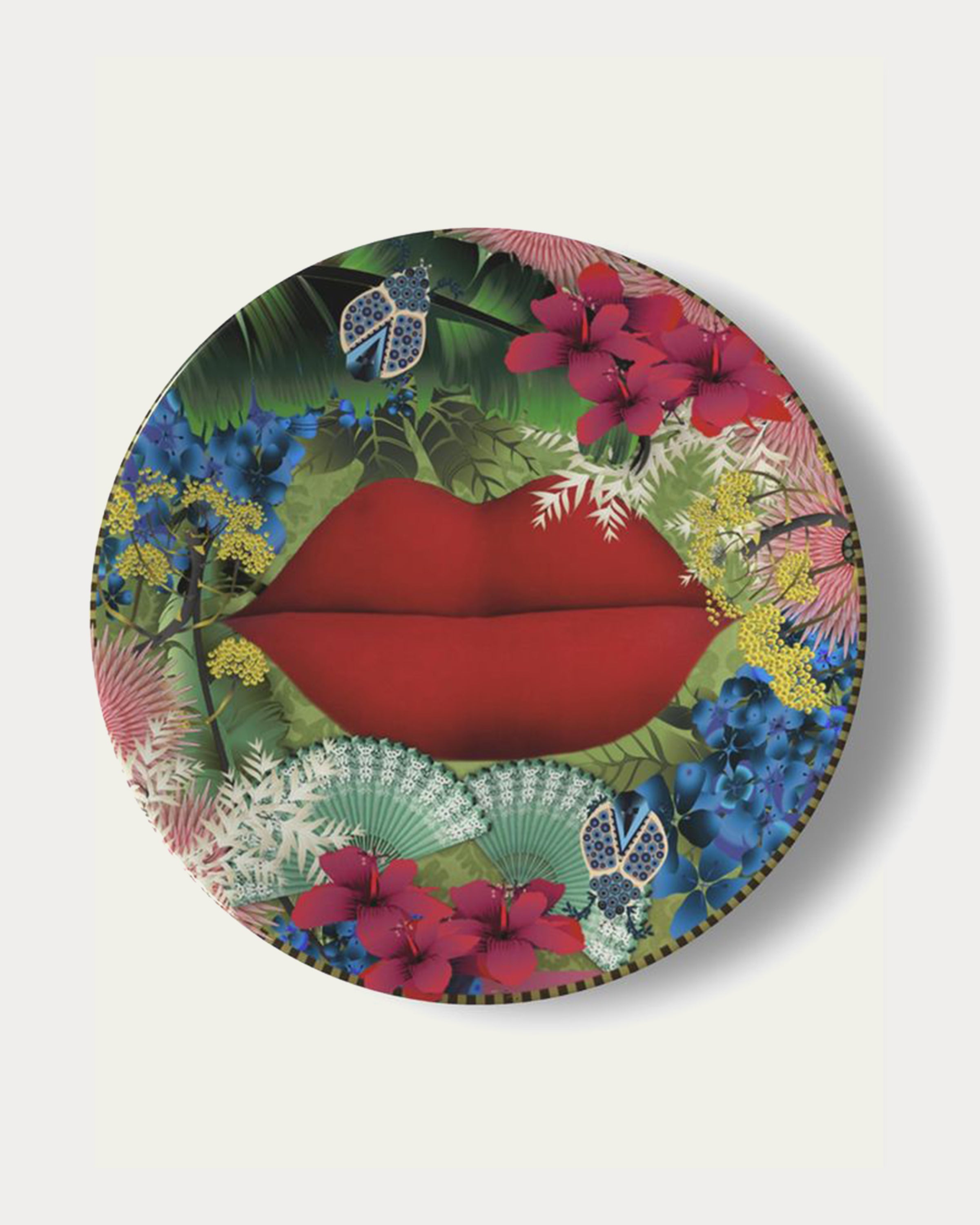 Lips Tea Plate