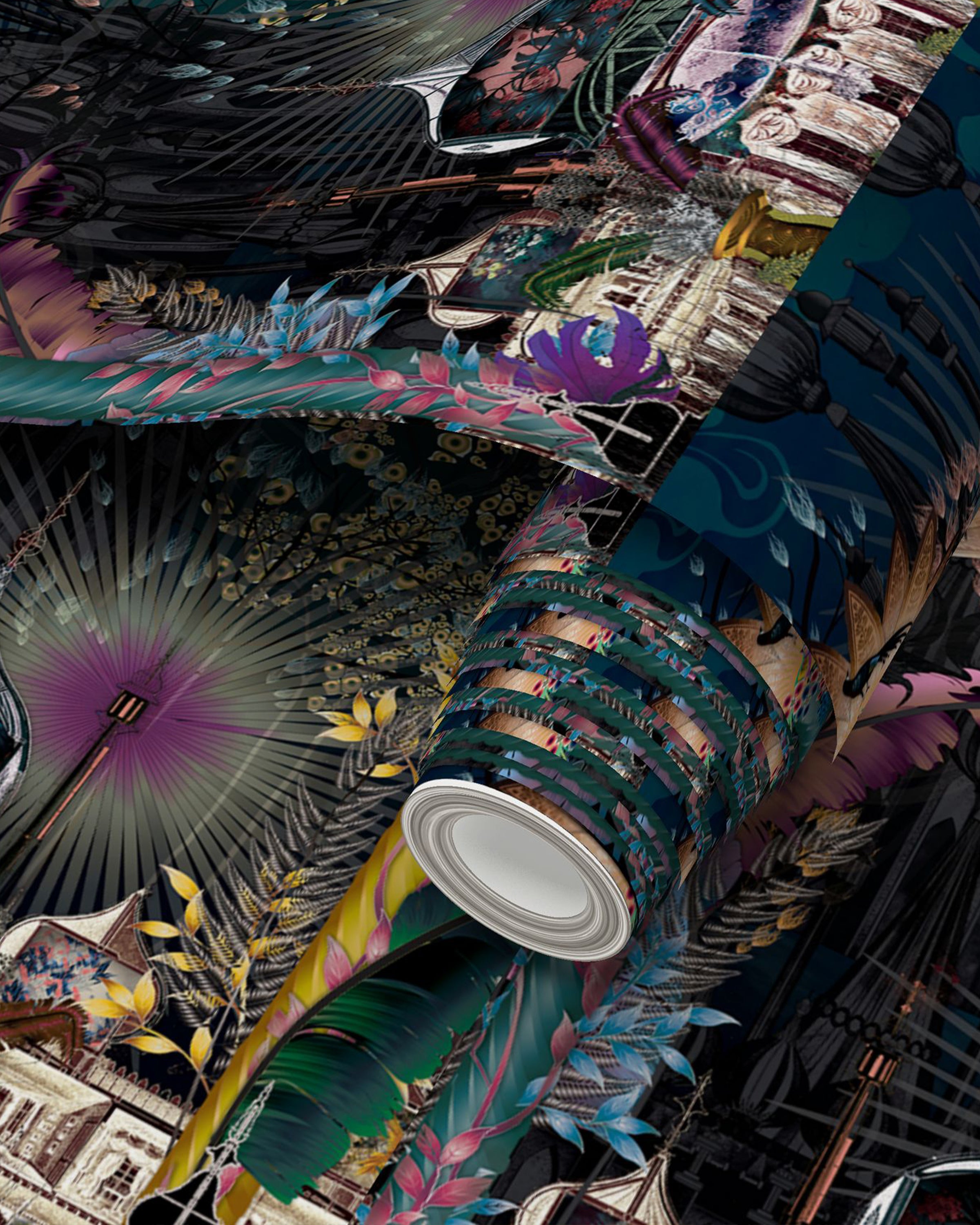 Nightgarden Wallpaper Sample