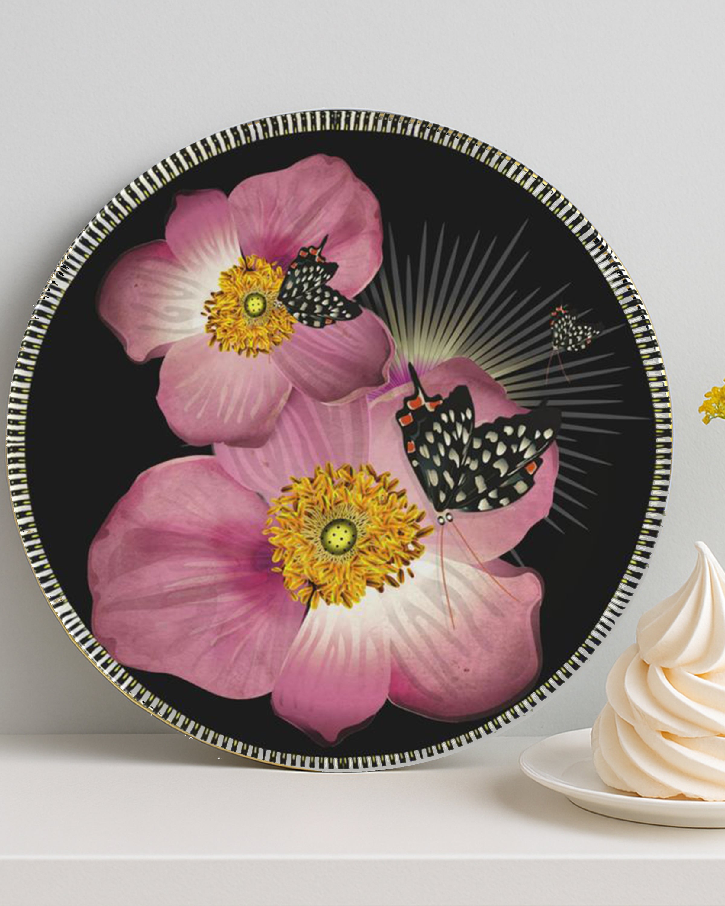 Peony Tea Plate