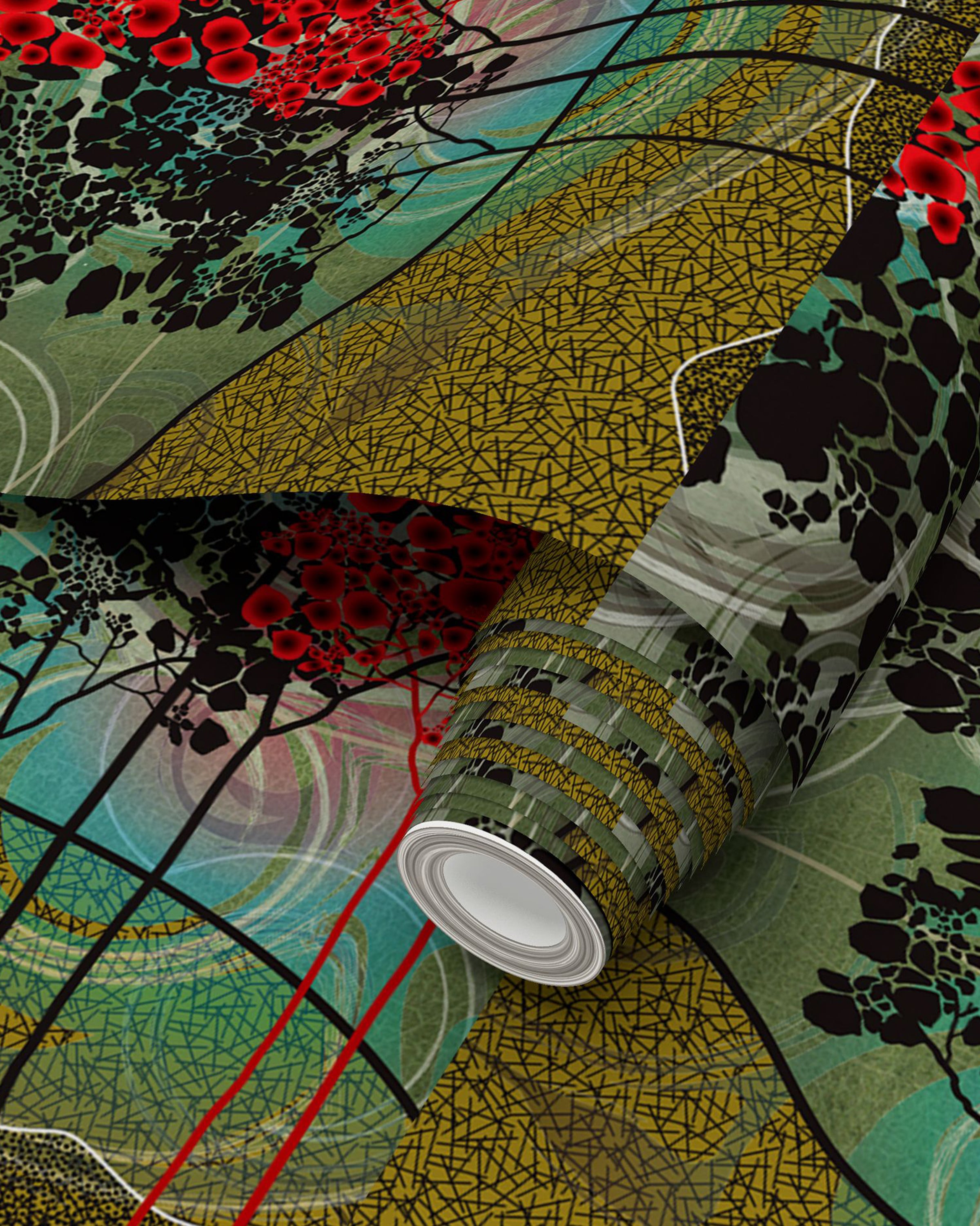 Red Tree Wallpaper Sample