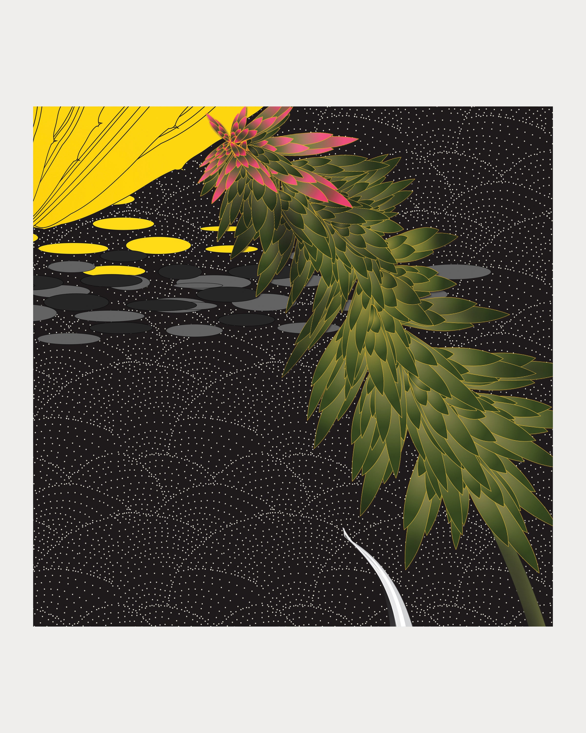 Succulent Yellow Fabric Sample