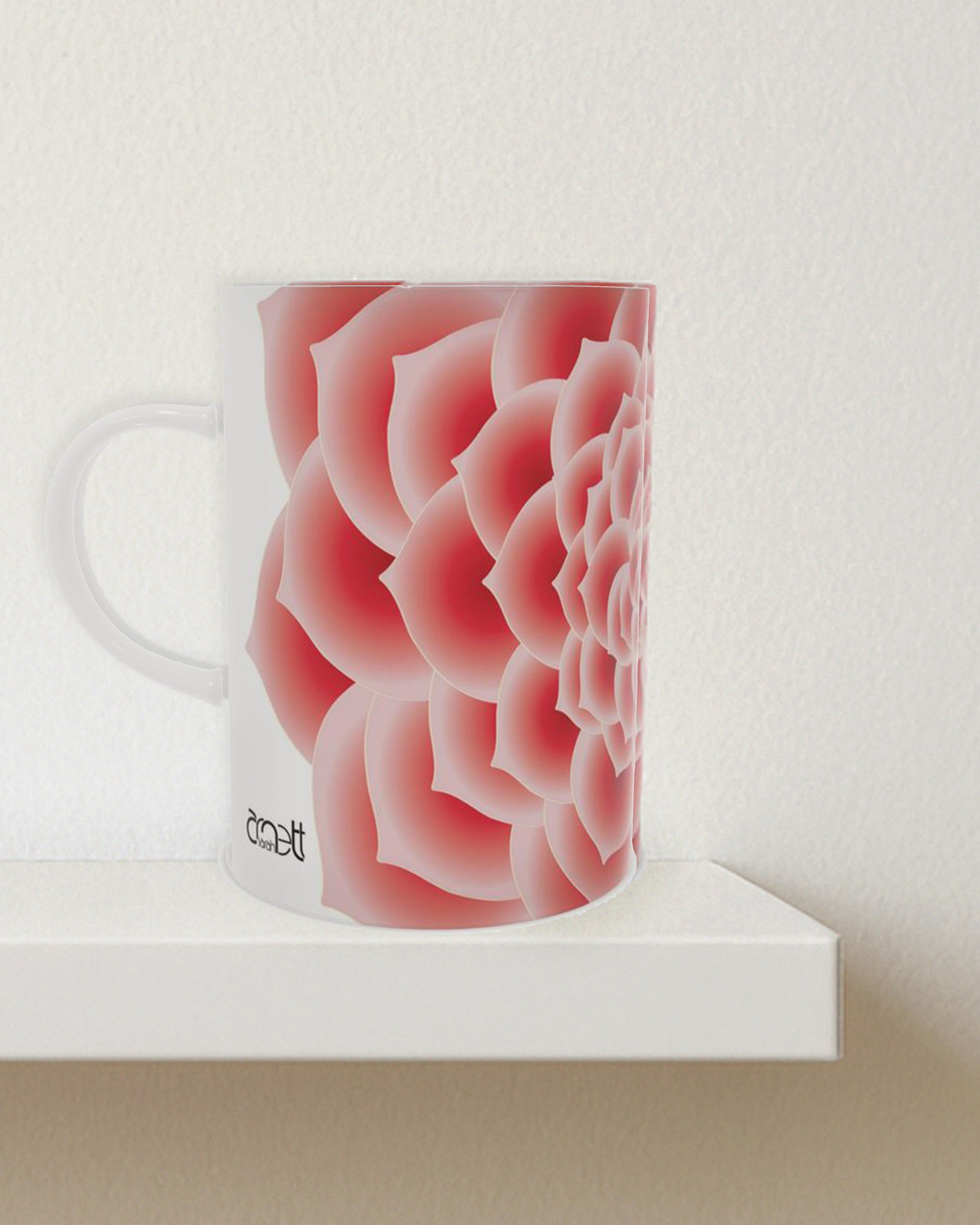 Succulent Bone China Mug