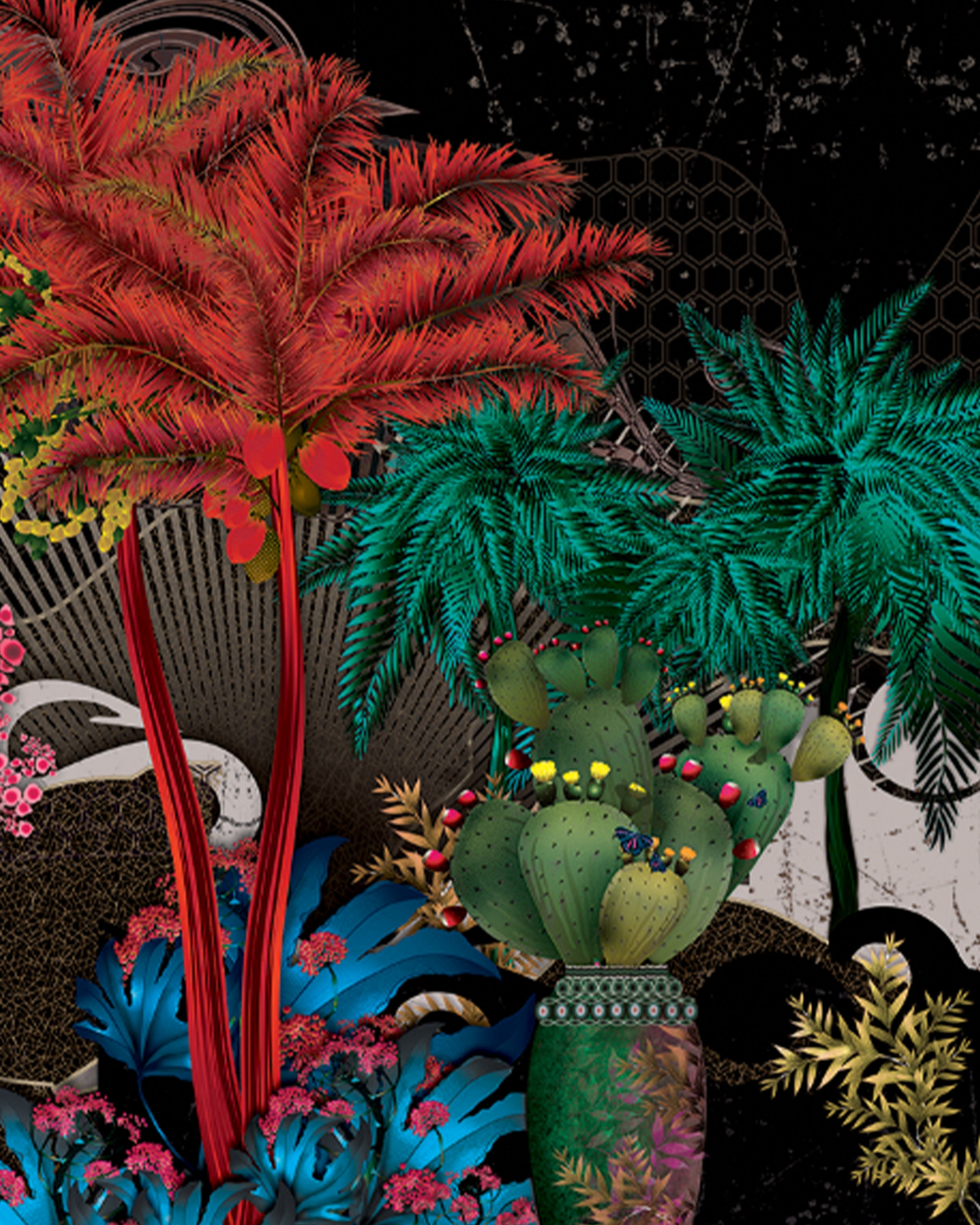 Wonderland Wallpaper Sample