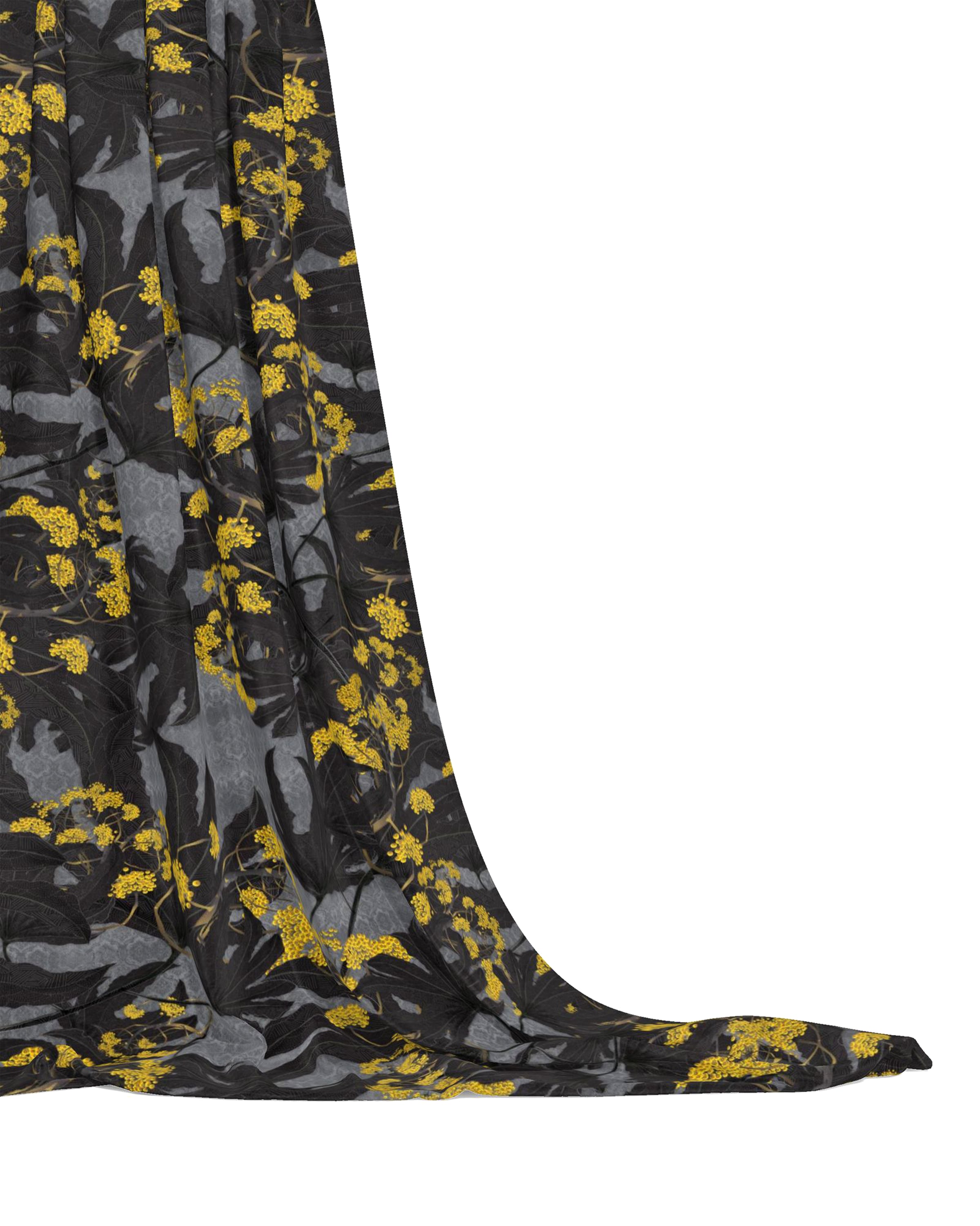 Fatsia Yellow Fabric