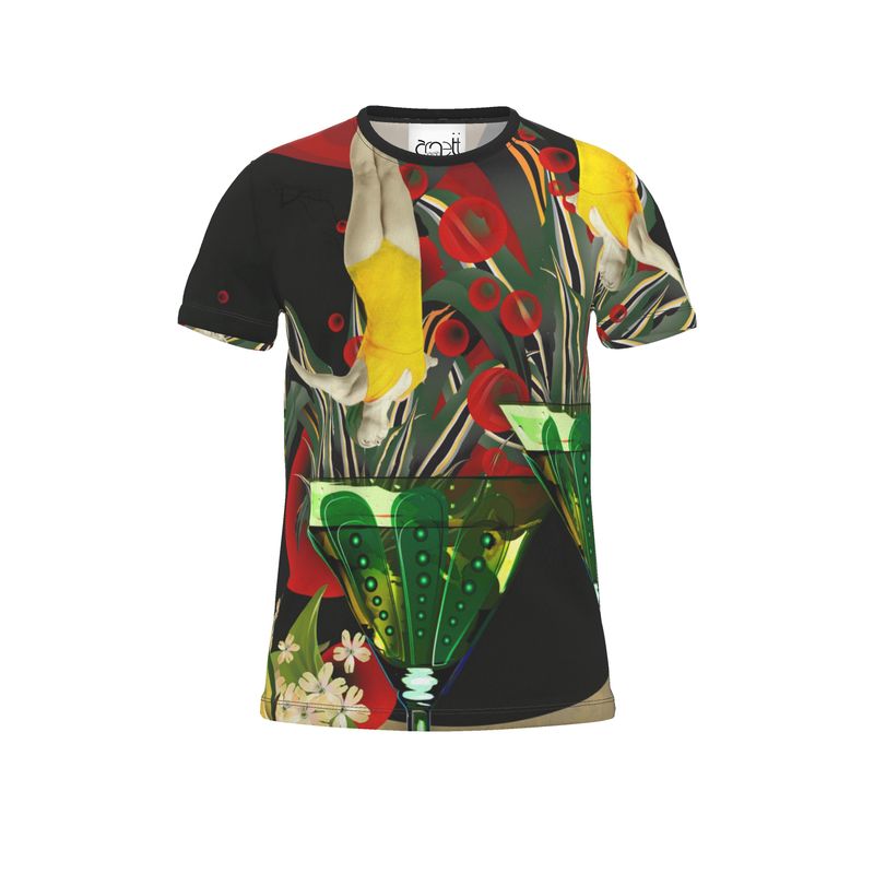 Cut And Sew All Over Print T Shirt