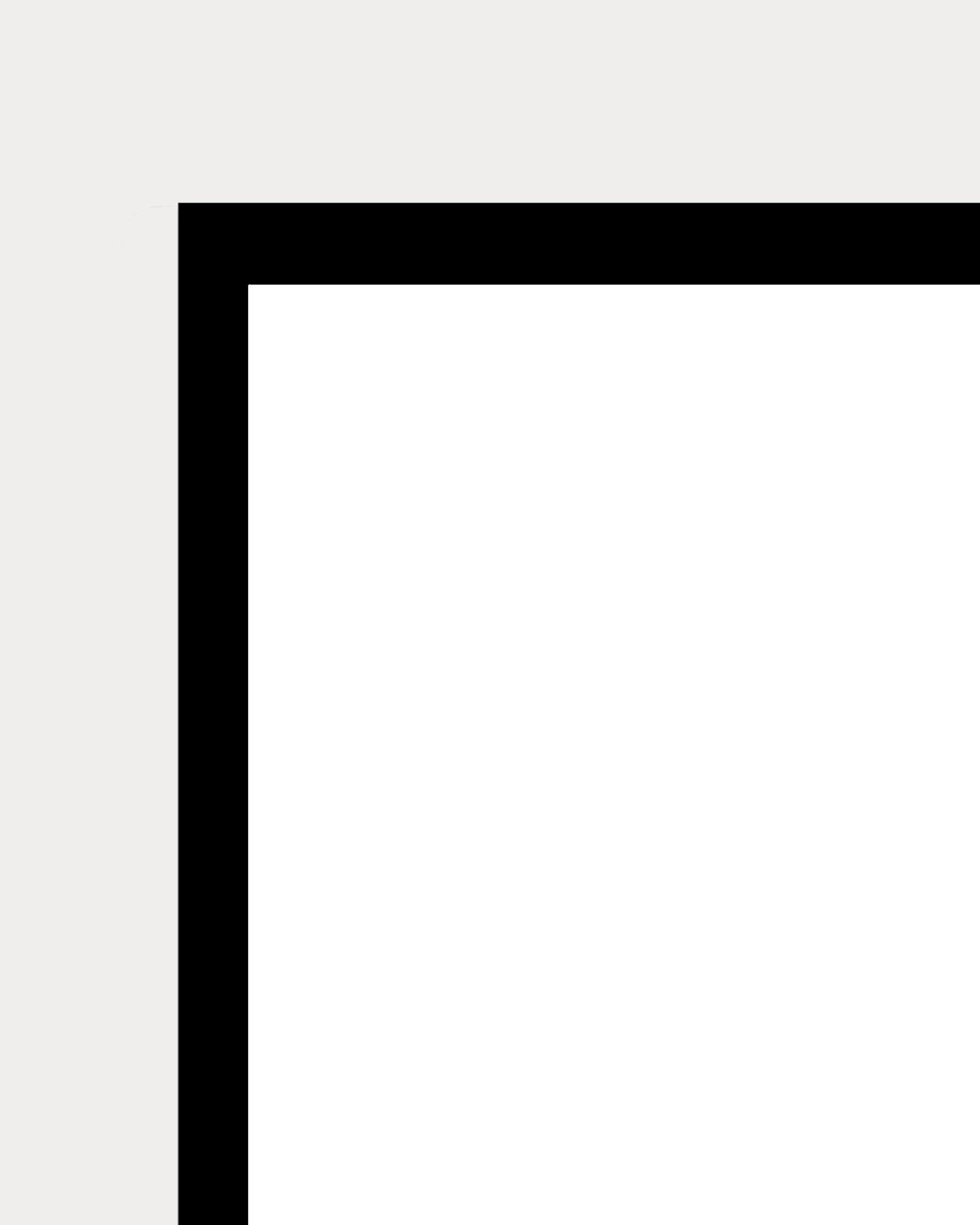 A1 Black frame / white mount