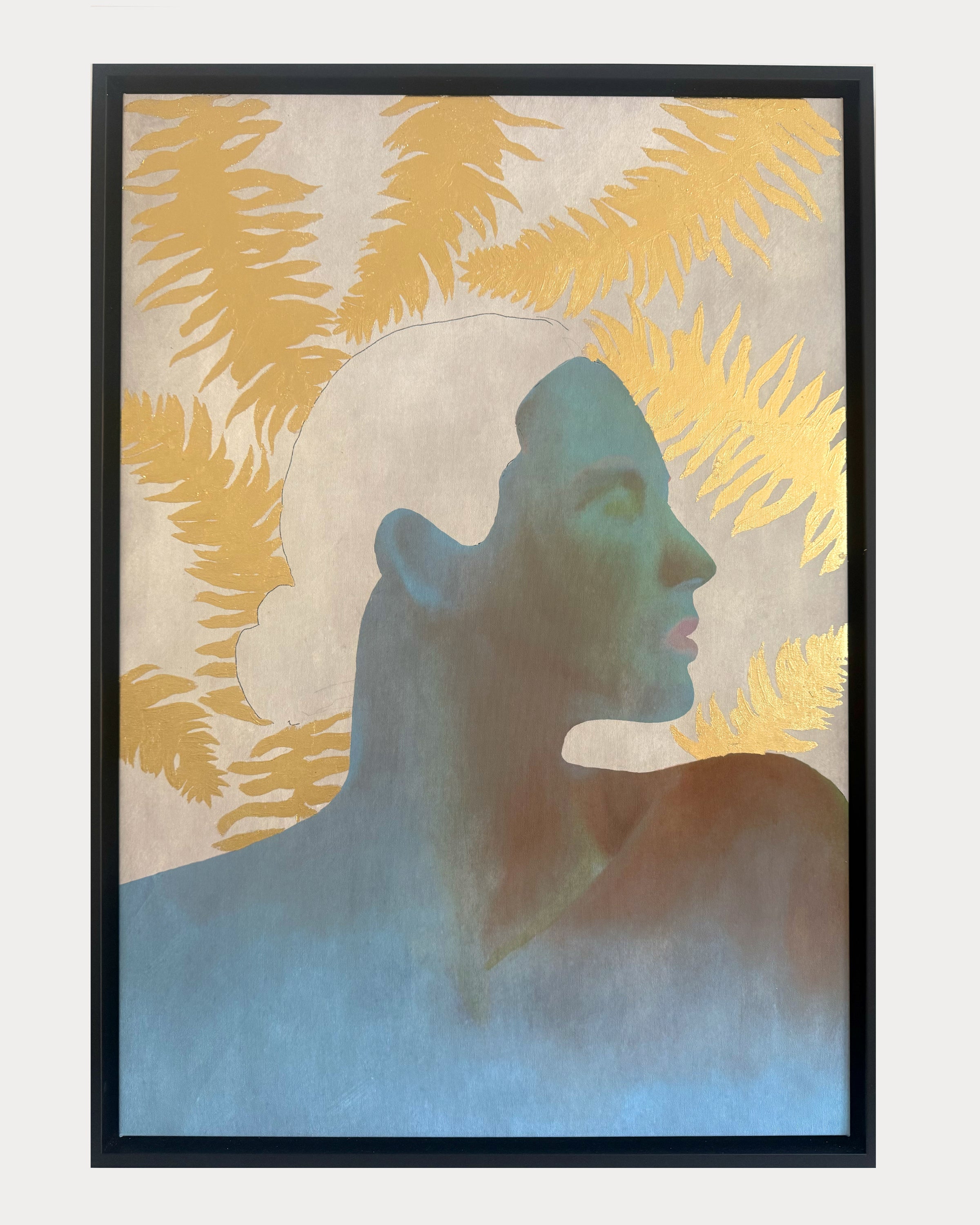 Fern Looking Right - Canvas