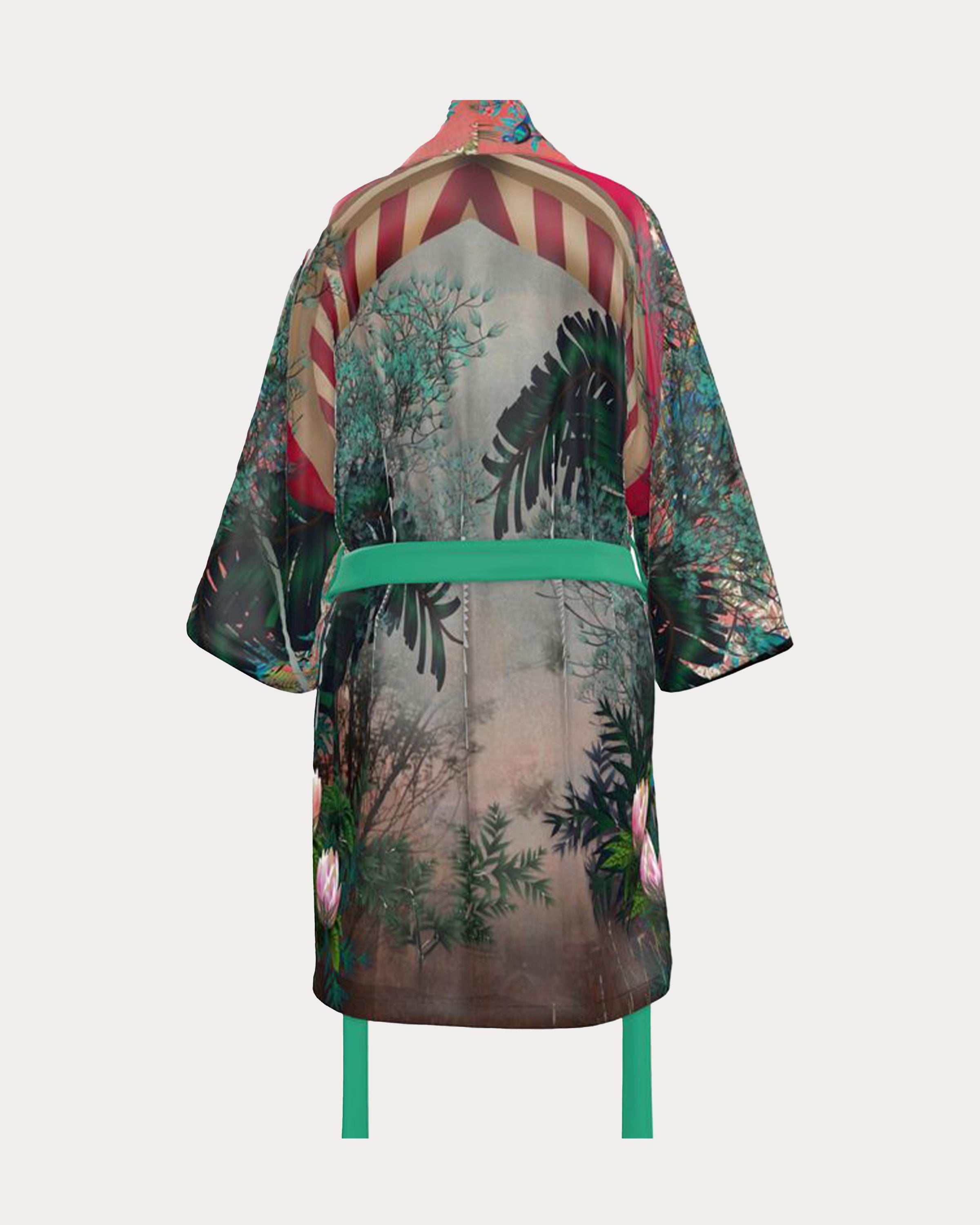 Pink Birds Kimono