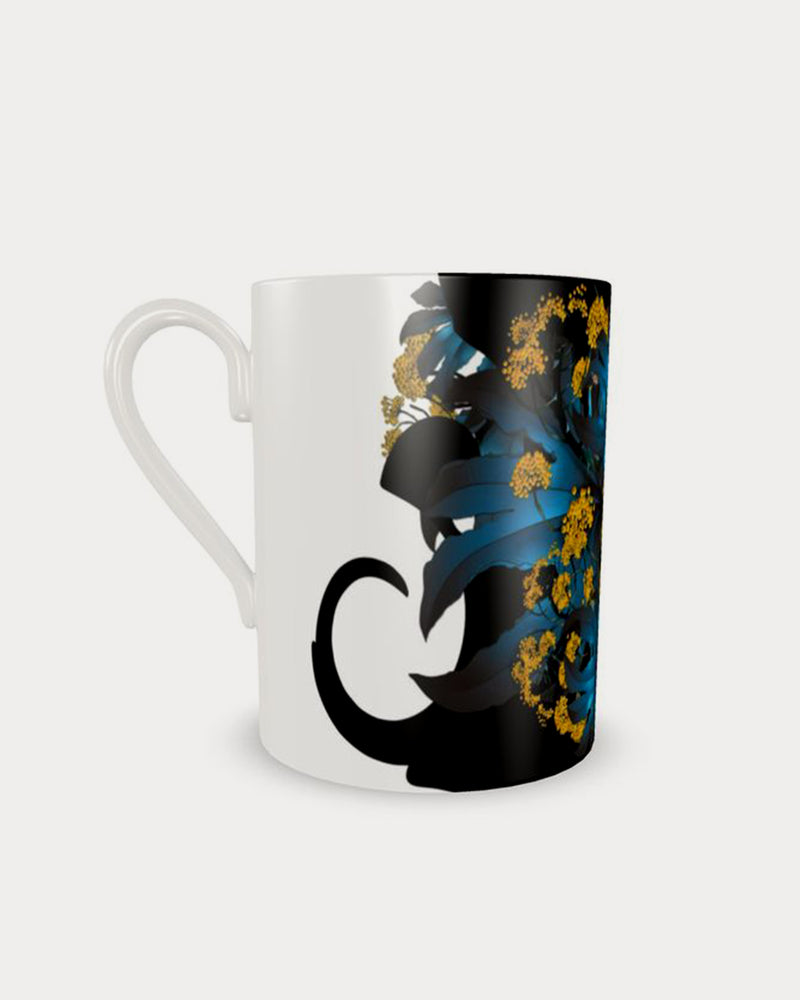 Fatsia Bone China Mug
