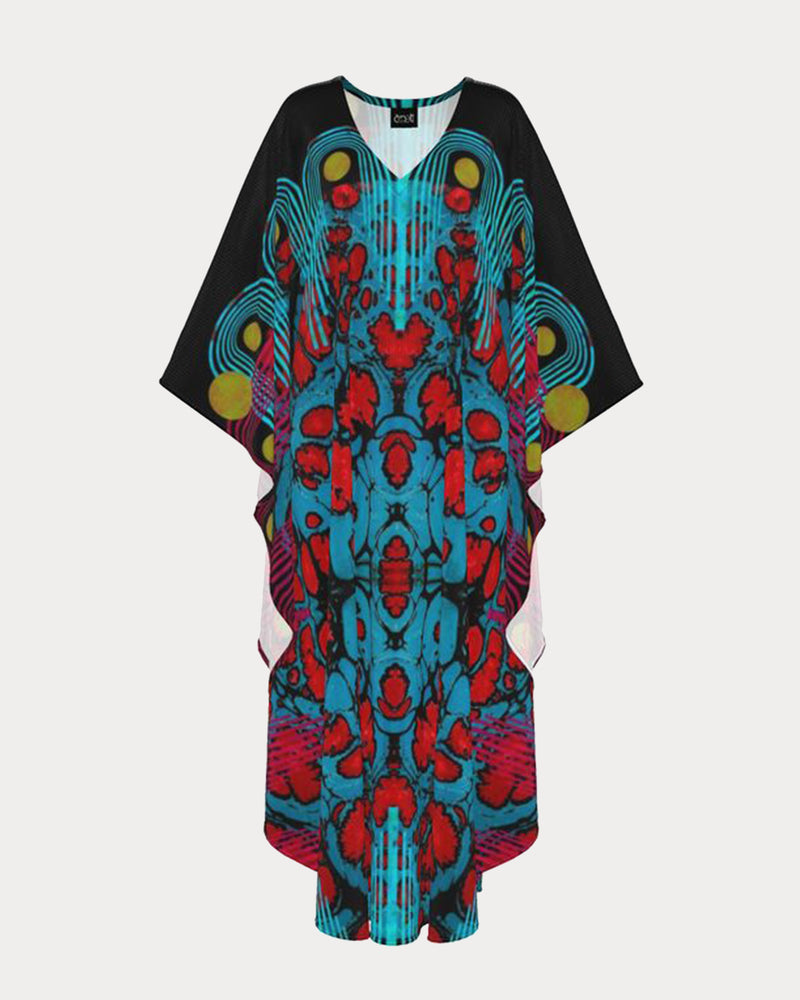 Red Marble Kaftan