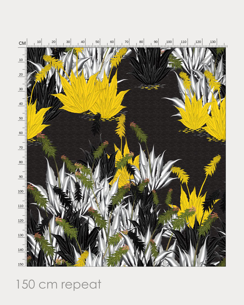 Succulent Yellow Fashion Fabric