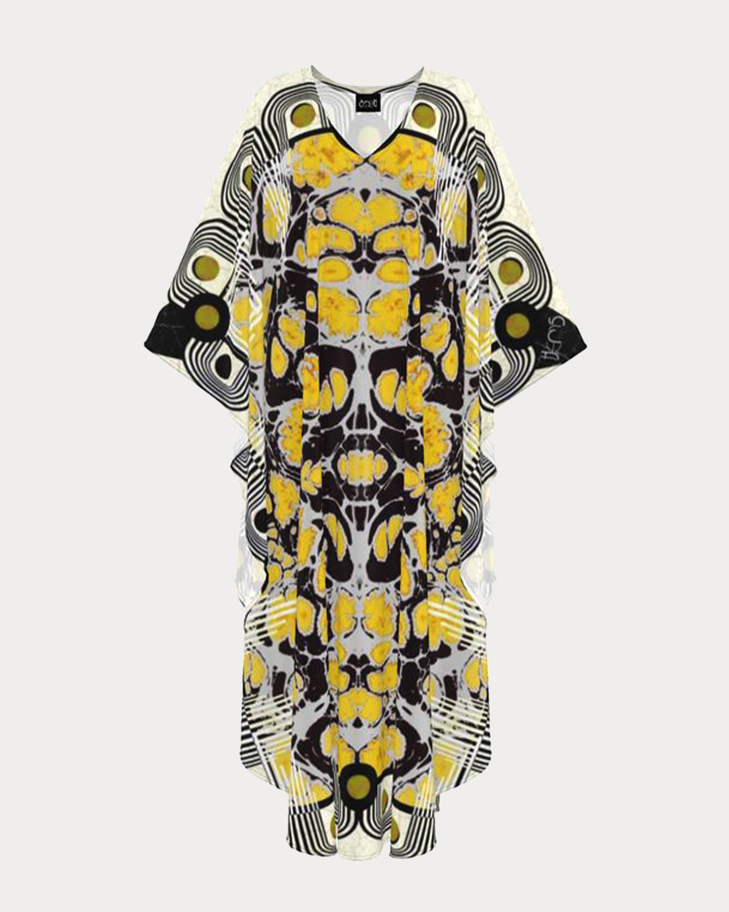 Yellow Marble Kaftan