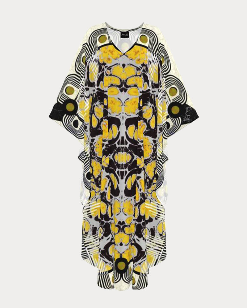 Yellow Marble Kaftan